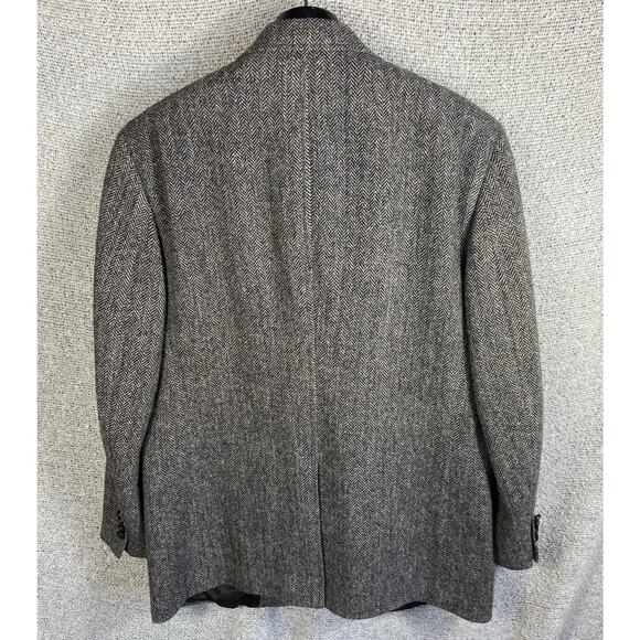 Harris Tweed Jacket Blazer Mens 43R Jos A Bank Quiet Luxury Old Money Heritage - Picture 9 of 16